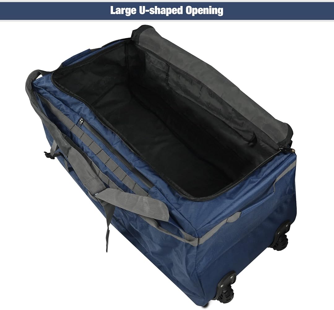 Amazon.com | REDCAMP 140L Foldable Duffle Bag with Wheels and